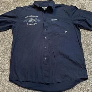 Y2k Ecko Unltd Double Sided‎ graphic button shirt